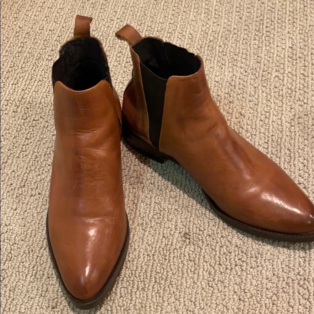 Italian Leather Booties - Picture 3 of 5